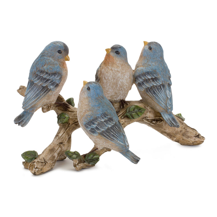 Birds on a Branch - Blue