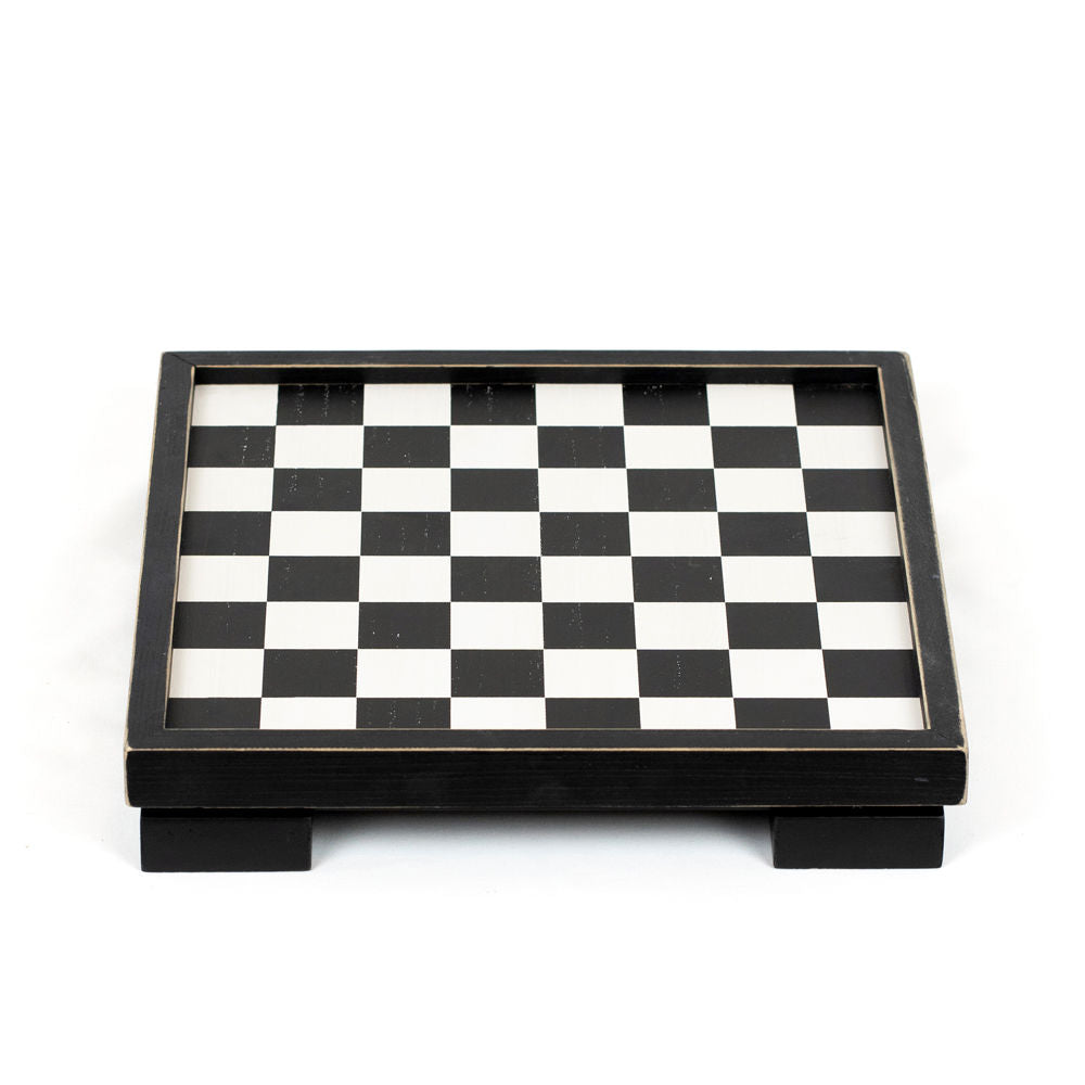 Wooden Checkerboard for Family Fun