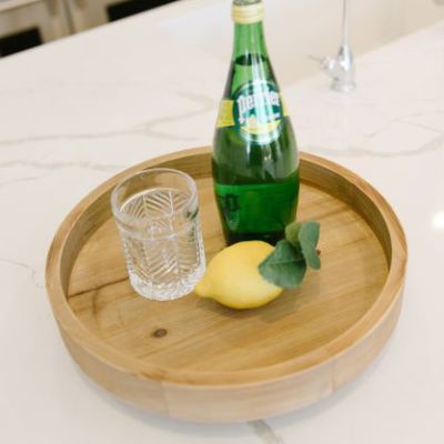 Wooden Lazy Susan Spin Tray